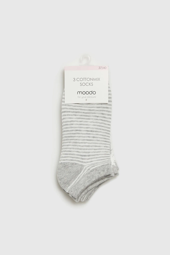 WOMEN'S SOCKS L-SK-4608 L.GREY-set