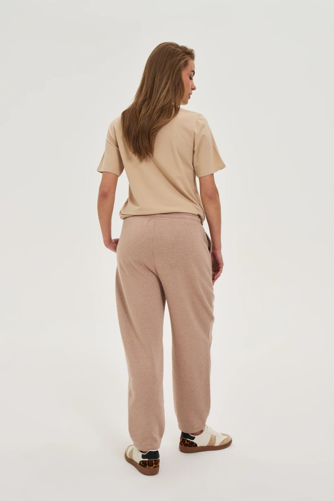 WOMEN'S JOGGING PANTS Z-DR-4800 L.BROWN MEL