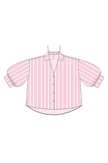 WOMEN'S SHIRT L-KO-4927 L.PINK-set