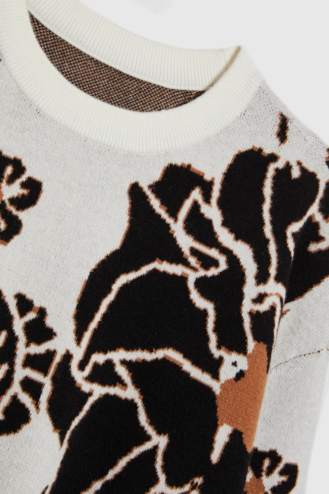 WOMEN'S SWEATER Z-SW-4853 OFF WHITE-set