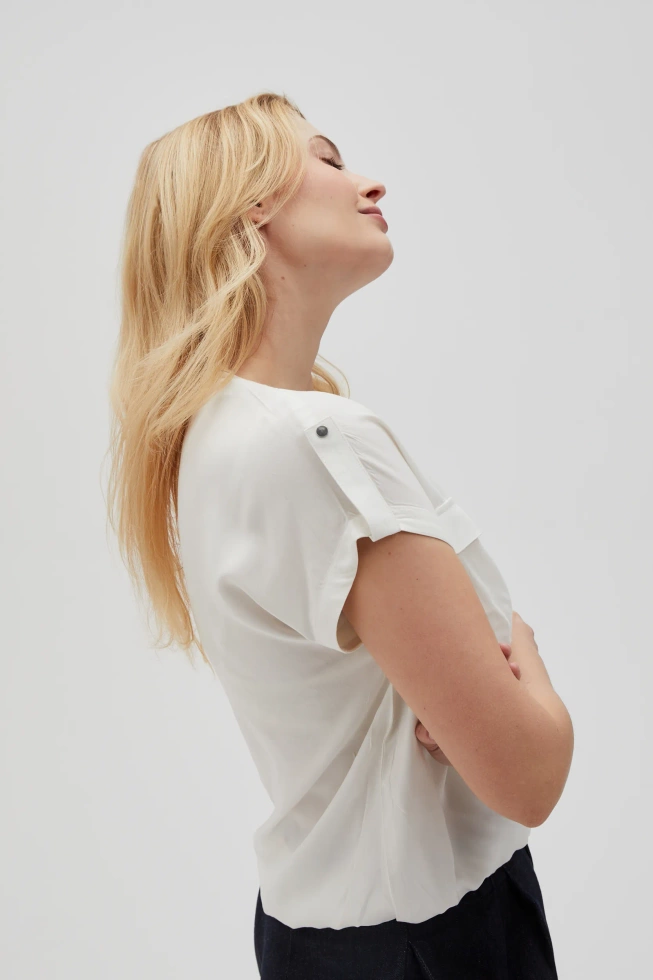 WOMEN'S SHIRT L-KO-4606 OFF WHITE
