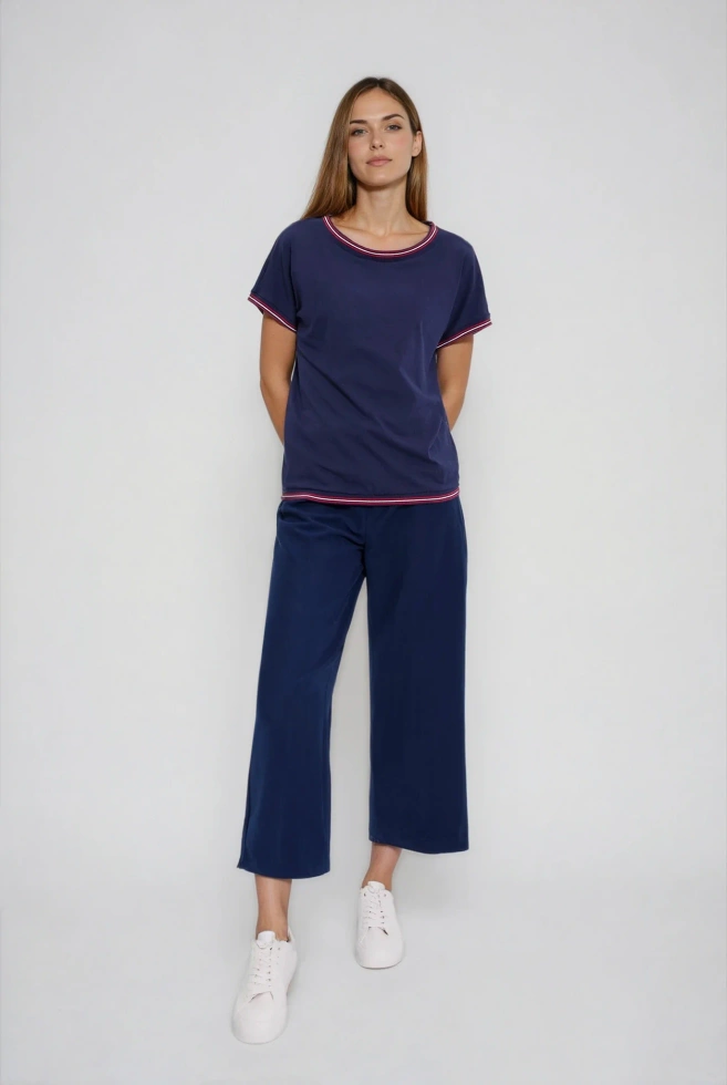 WOMEN'S TSHIRT L-TS-4927 NAVY