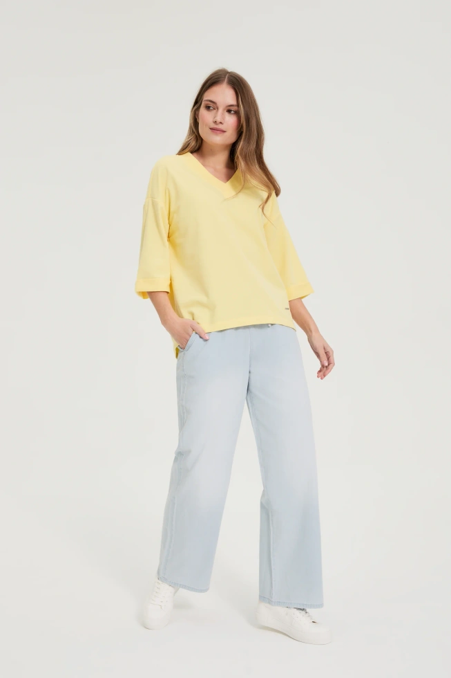 BLUZA DAMSKA L-BL-4908 L.YELLOW