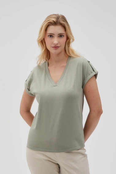 WOMEN'S TSHIRT L-TS-4621 OLIVE