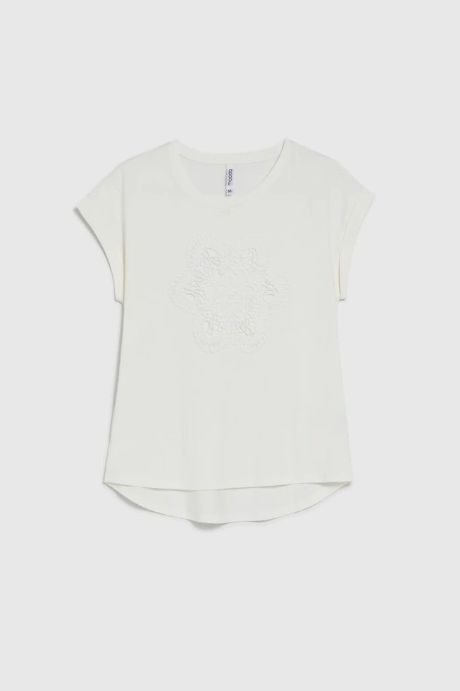 WOMEN'S TSHIRT L-TS-4976 OFF WHITE-set