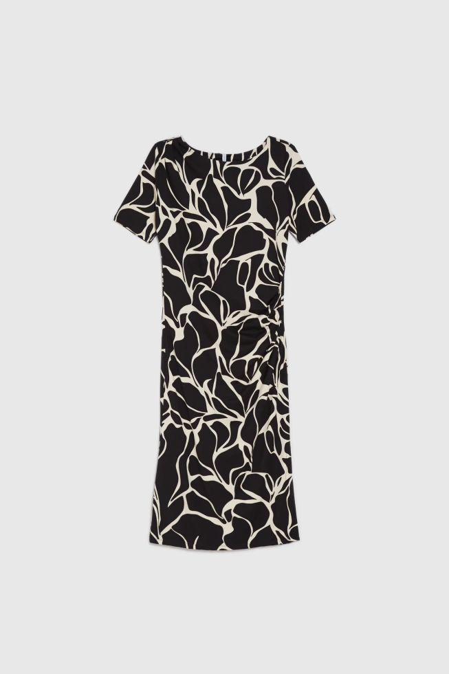 WOMEN'S DRESS L-SU-4924 CREAM-set