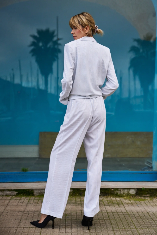 SPODNIE DAMSKIE L-SP-4638 WHITE-pakiet