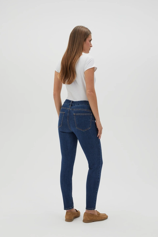 WOMEN'S JEANS L-JE-4600 NAVY