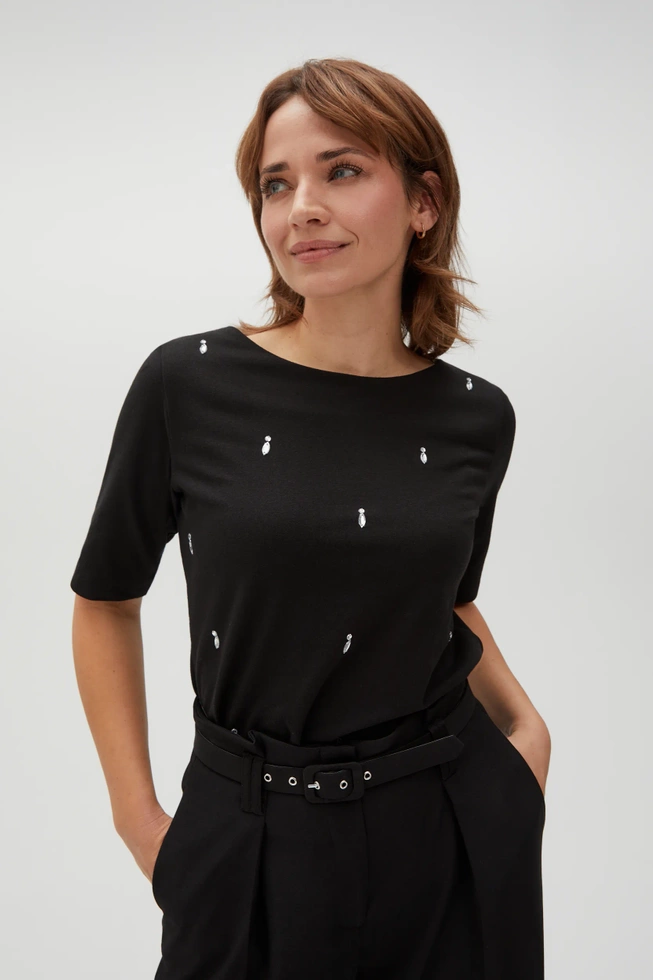 WOMEN'S T-SHIRT Z-TS-4537 BLACK-set