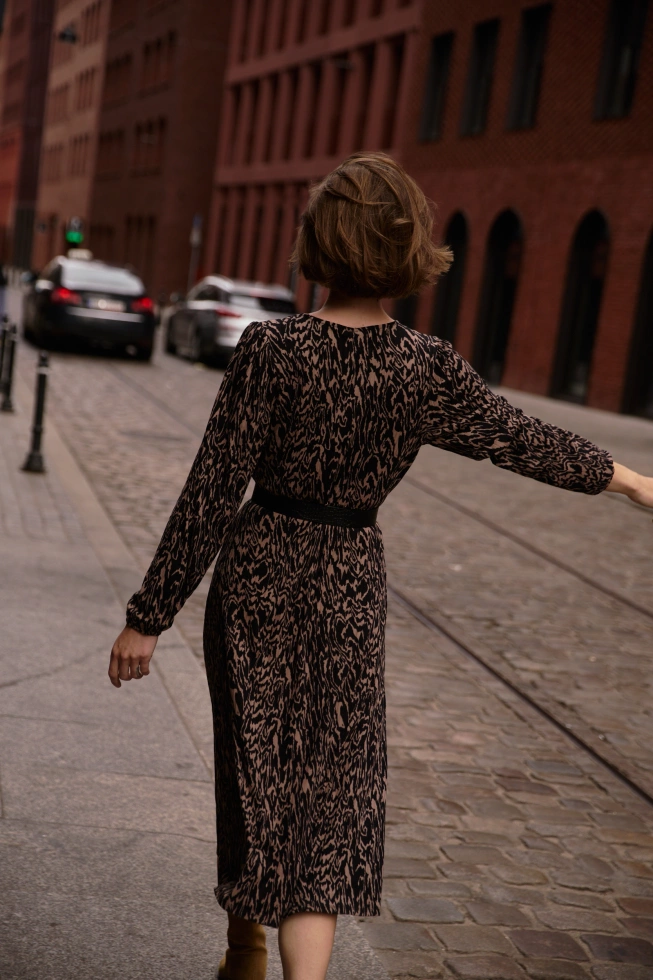 WOMEN'S DRESS Z-SU-4805 COFFEE