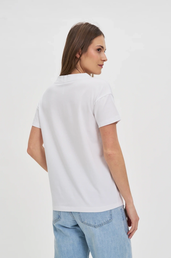 WOMEN'S TSHIRT L-TS-4625 WHITE