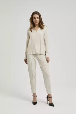 KOSZULA DAMSKA L-KO-4316 L.BEIGE