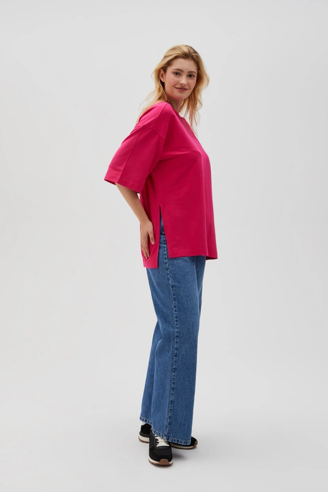 BLUZA DAMSKA L-BL-4602 FUCHSIA-pakiet