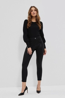 Błyszczące legginsy Z-LG-3601 BLACK