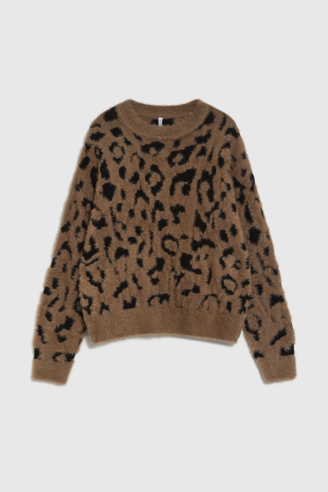 SWETER DAMSKI Z-SW-4857 BROWN-pakiet