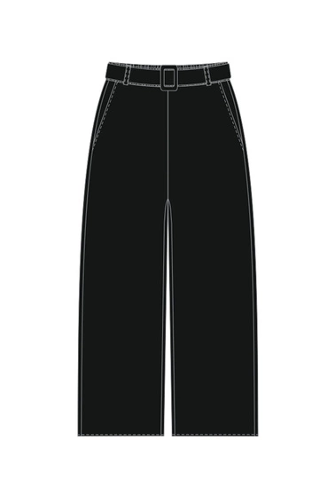 WOMEN'S PANTS L-SP-4942 BLACK