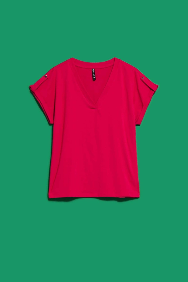 LADIES TSHIRT L-TS-4076 STRAWBERRY