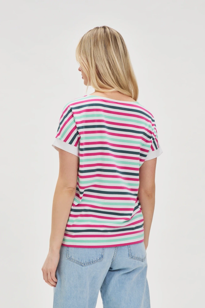 WOMEN'S TSHIRT L-TS-4642 FUCHSIA