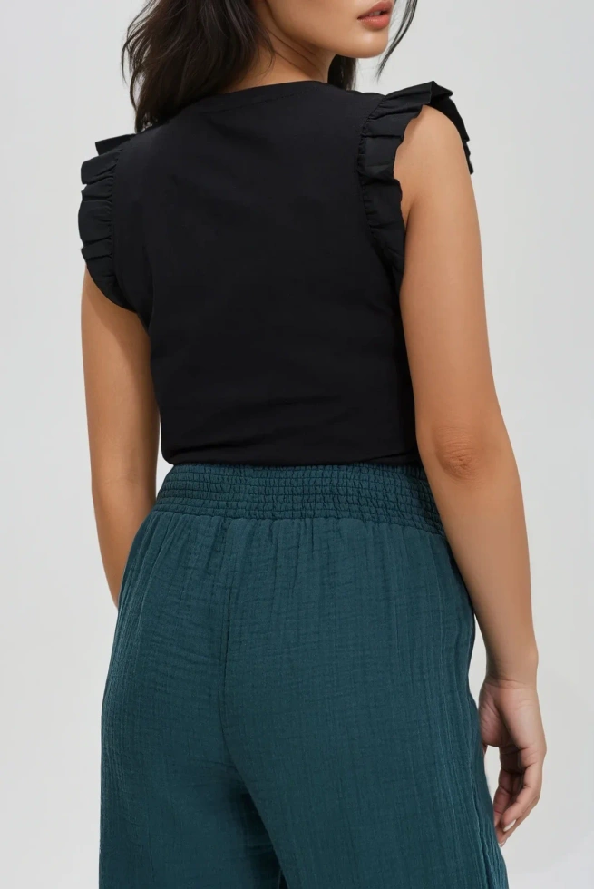 KOSZULKA DAMSKA L-TS-4732 BLACK