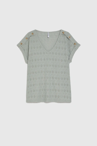 WOMEN'S TSHIRT L-TS-5039 OLIVE