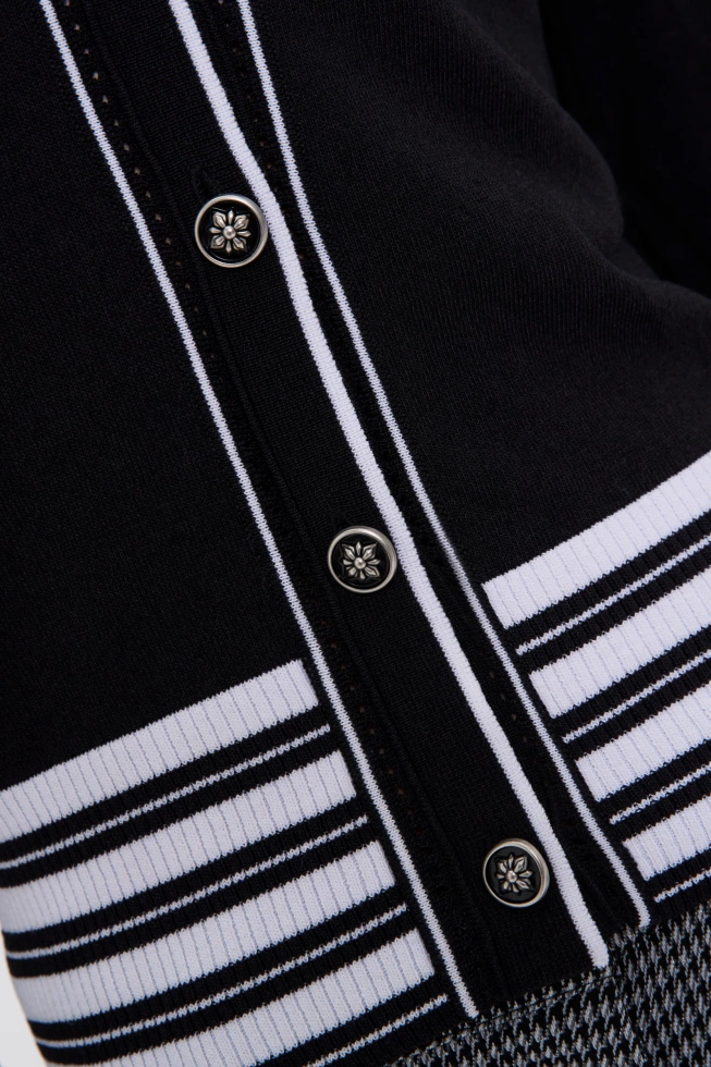 SWETER DAMSKI Z-SW-4842 WHITE_BLACK