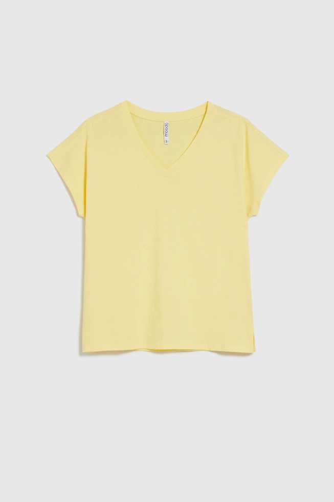 WOMEN'S TSHIRT L-TS-4623 L.YELLOW-set