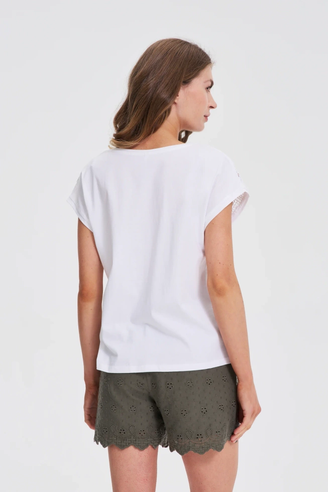 KOSZULKA DAMSKA L-TS-4736 WHITE