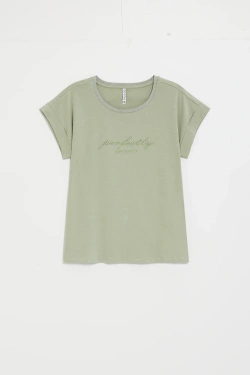 WOMEN'S TSHIRT L-TS-4918 OLIVE-set