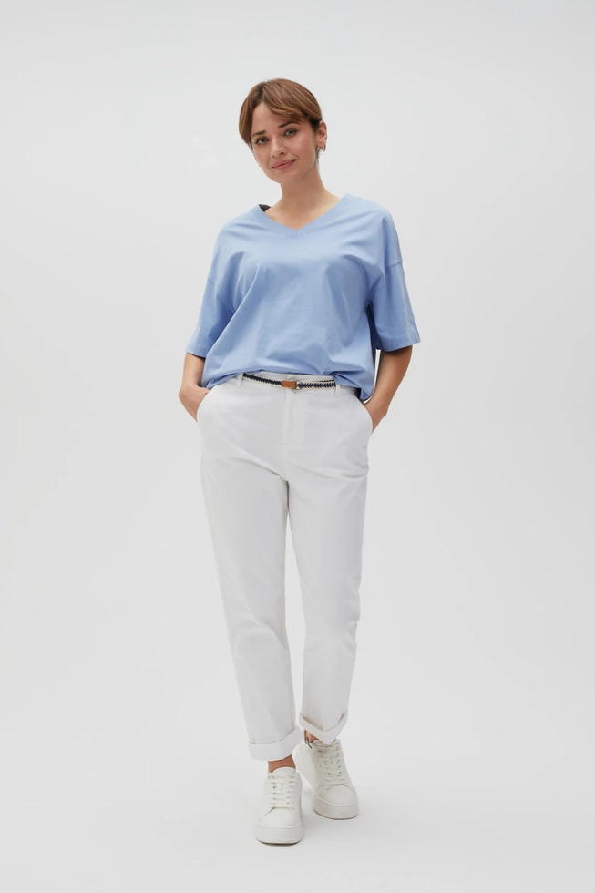 WOMEN'S PANTS L-SP-4600 OFF WHITE-set