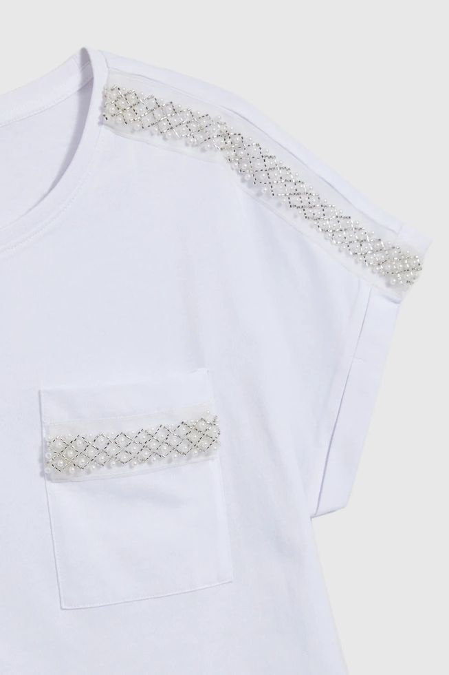 WOMEN'S TSHIRT L-TS-4650 WHITE