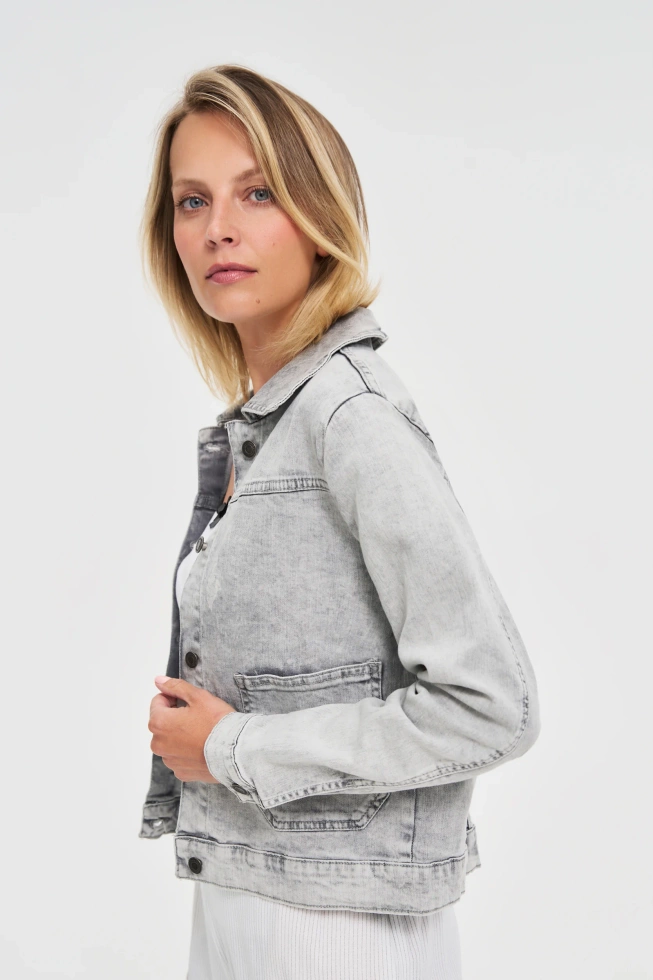 KURTKA DAMSKA L-KU-4619 GREY-pakiet