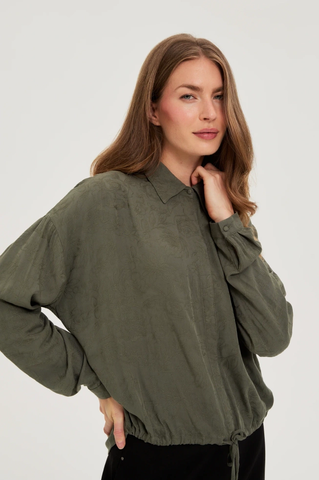 WOMEN'S SHIRT Z-KO-4823 D.OLIVE