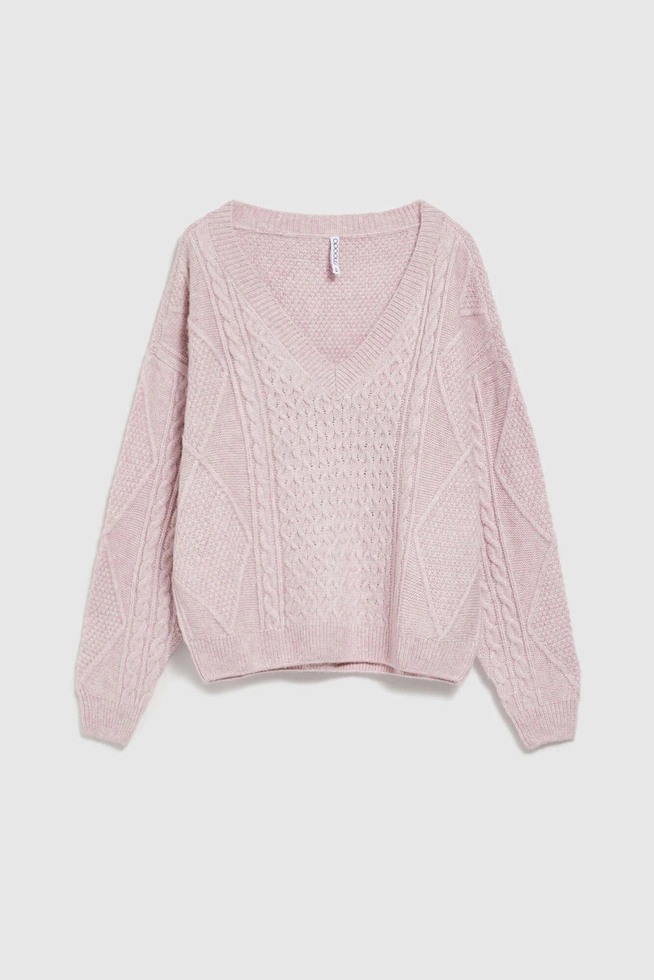 SWETER DAMSKI Z-SW-4261 PINK MEL