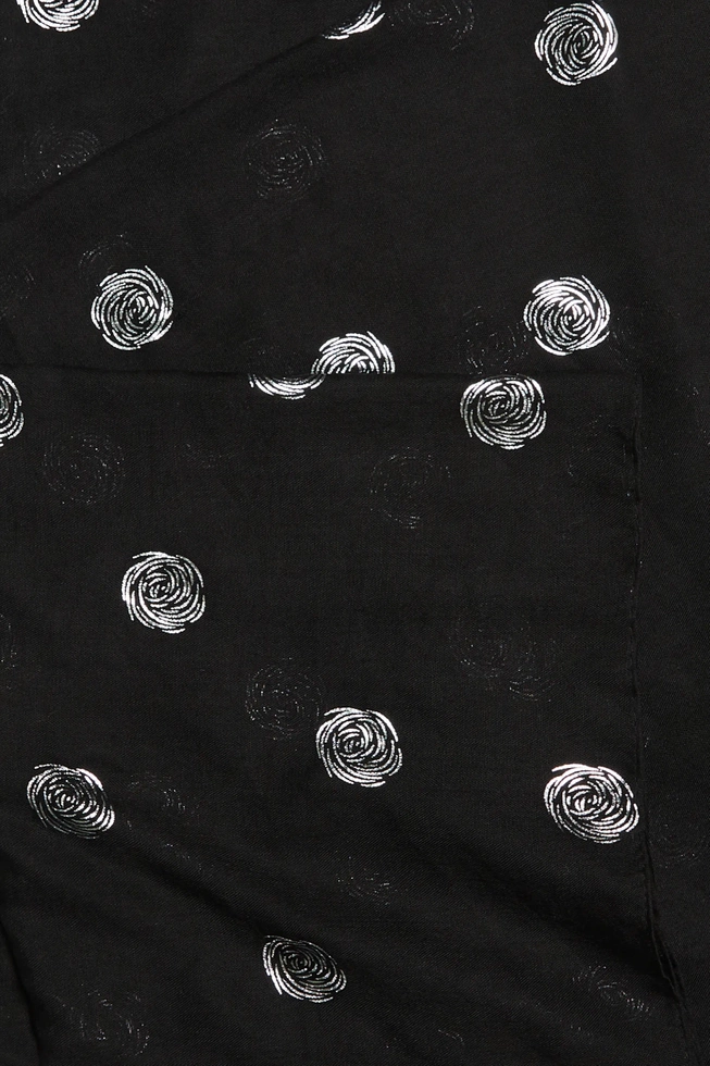 WOMEN'S SCARF L-SZ-4614 BLACK