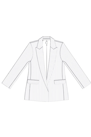 WOMEN'S JACKETS L-MR-4616 WHITE