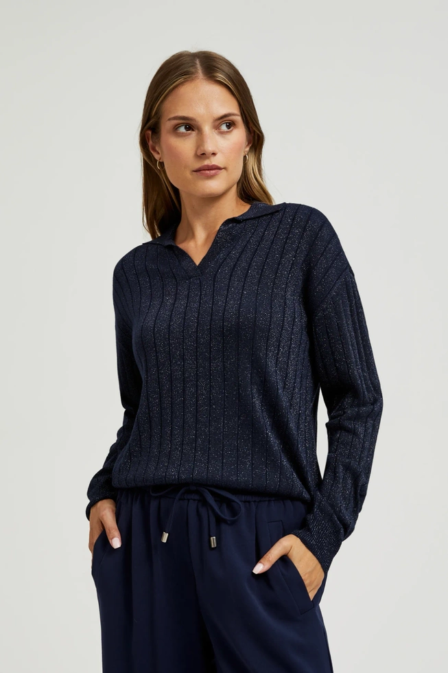 WOMEN'S SWEATER Z-SW-4558 NAVY