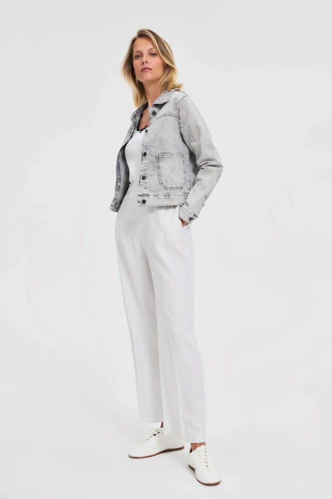 KURTKA DAMSKA L-KU-4619 GREY-pakiet