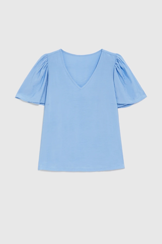 WOMEN'S SHIRT L-KO-4923 BLUE