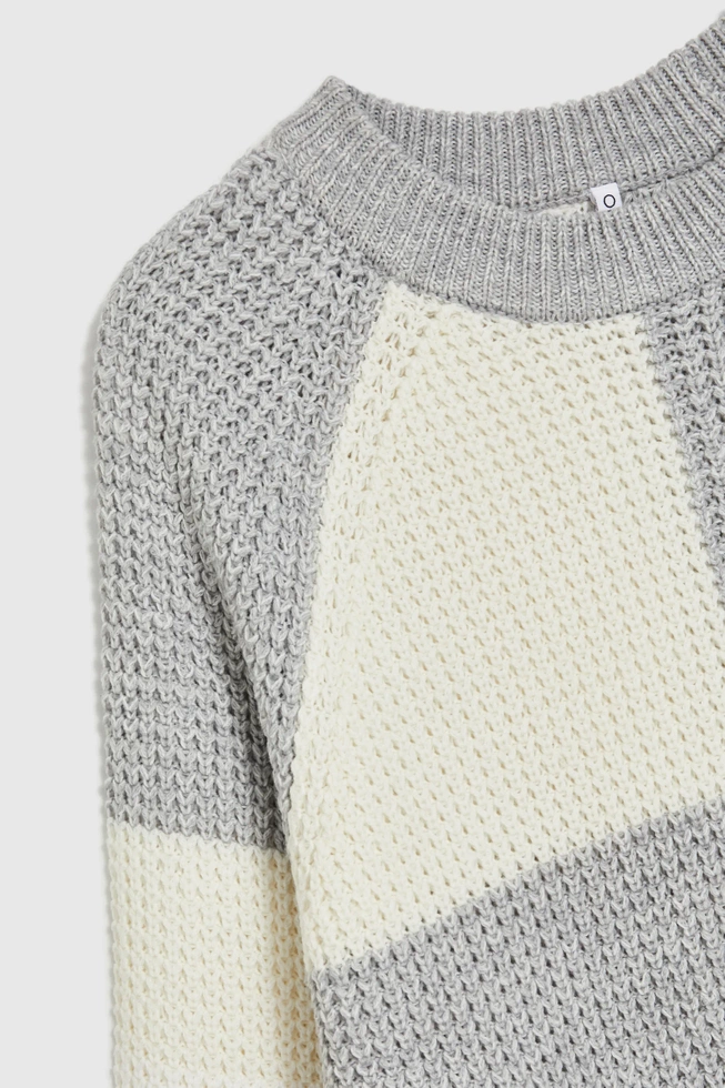 WOMEN'S SWEATER Z-SW-4500 OFF WHITE_GREY