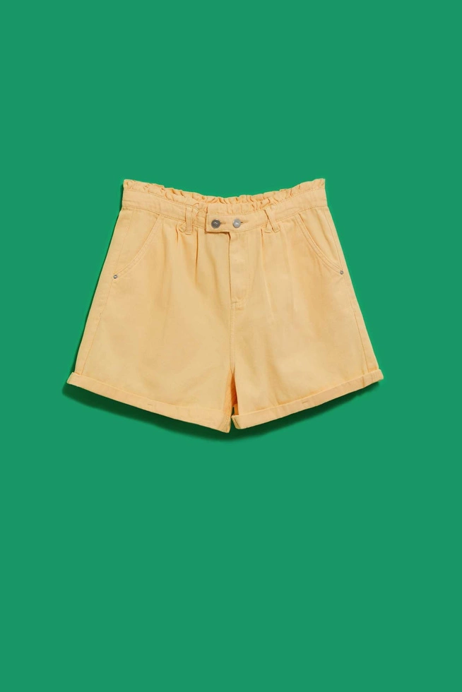 LADIES SHORTS L-SH-4002 VANILLA