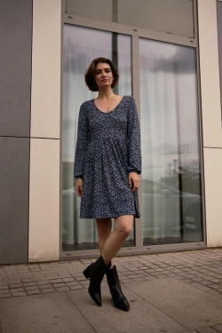 WOMEN'S DRESS Z-SU-4803 NAVY-set