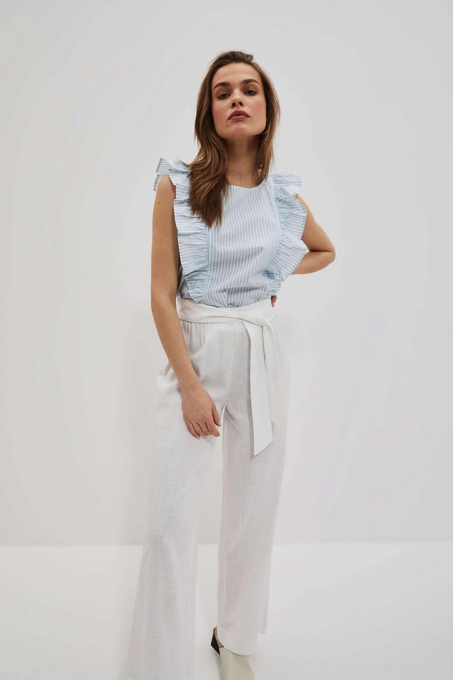 KOSZULA DAMSKA L-KO-4057 WHITE_L.BLUE