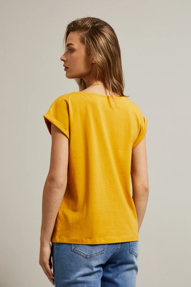 WOMEN'S TSHIRT Z-TS-4501 MUSTARD