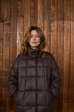 WOMEN'S JACKETS Z-KU-4820 BROWN