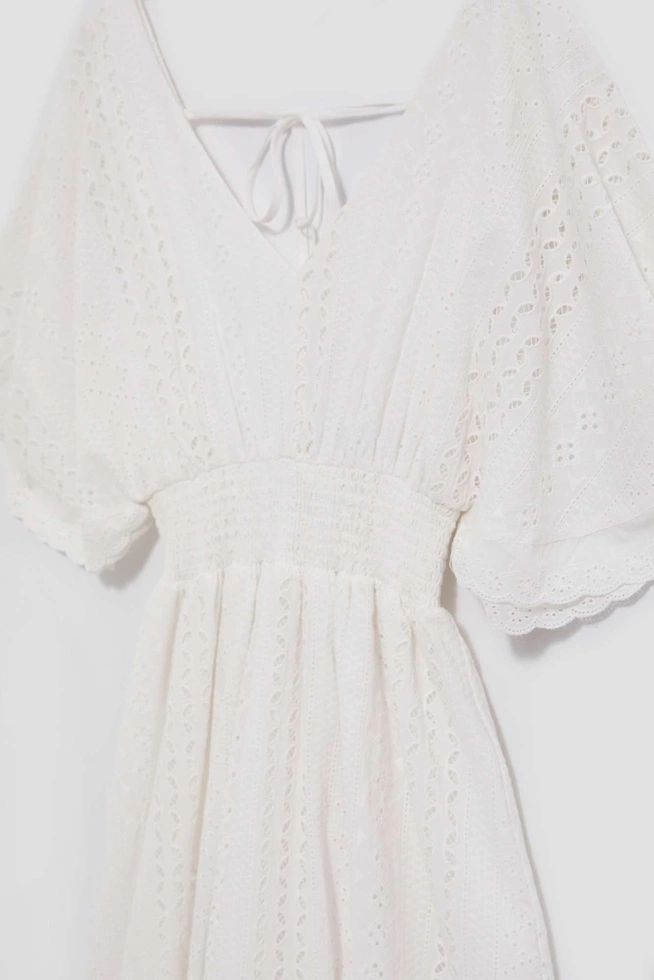 LADIES DRESS L-SU-4053 WHITE