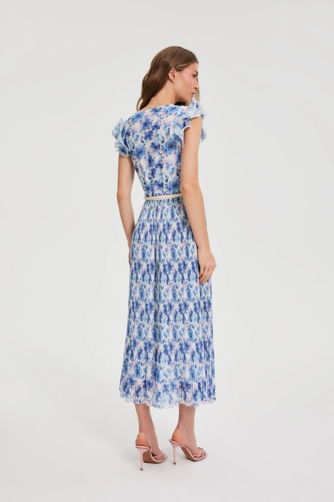 WOMEN'S DRESS L-SU-4921 L.BLUE