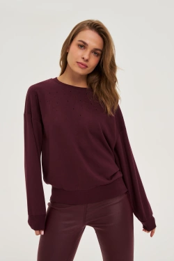 BLUZA DAMSKA Z-BL-4823 BURGUNDY