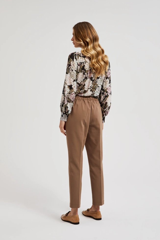 WOMEN'S TROUSERS Z-SP-4524 BROWN