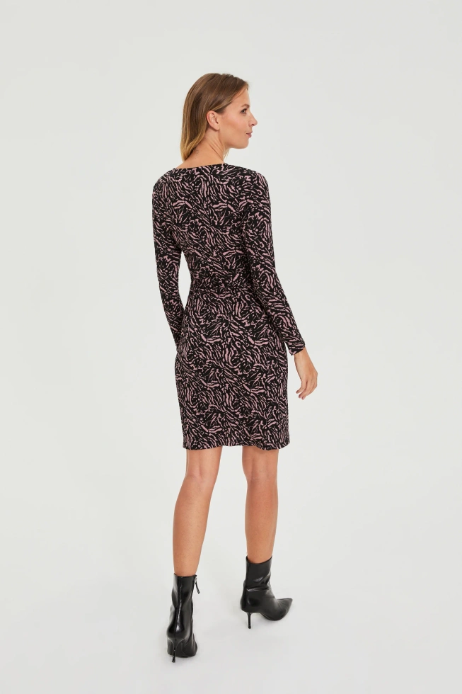 WOMEN'S DRESS L-SU-4905 BLACK-set