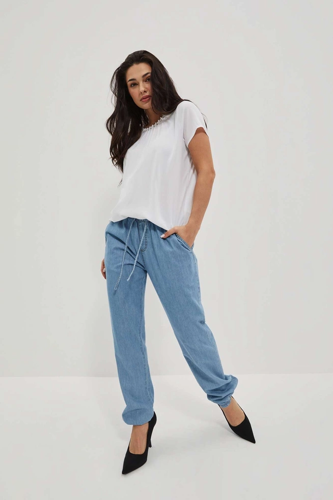 LADIES JEANS L-JE-4004 BLUE